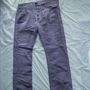 True Religion Purple Dyed Ricky Jeans 38x33